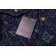 LV New fashion jacquard wash denim jacket