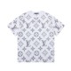 LV Full printed LOGO personality fashion short-sleeved T-shirt