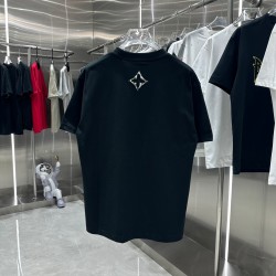 LV The new ski series embroidered stylish crew-neck T-shirt