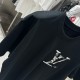 LV The new ski series embroidered stylish crew-neck T-shirt