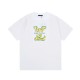 LV Fashion lettering Graffiti print large LOGOT T-shirt