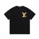 LV Personalized graffiti letter-printed T-shirt