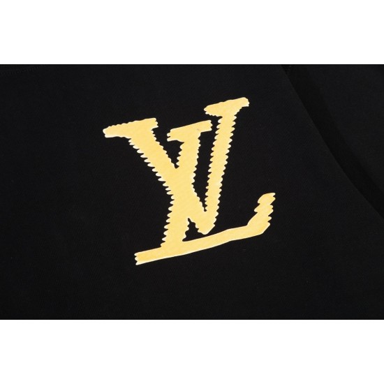 LV Personalized graffiti letter-printed T-shirt