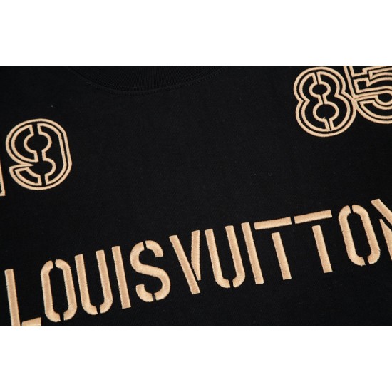 LV 1985 Classic vintage embroidered fashion T-shirt