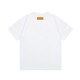 LV Spring new Pumpkin letter print trend short sleeve T-shirt for men and women