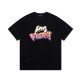 LV New gradient graffiti alphabet print short-sleeved T-shirt