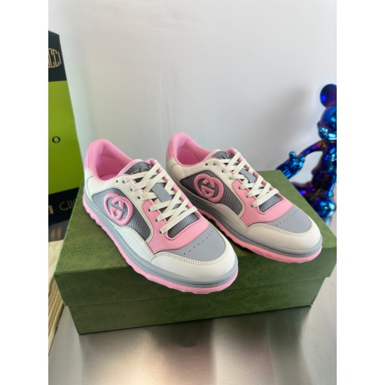 Gucci2023 Early spring Gucci G home the latest explosive MAC80 sneakers couple casual retro to do old dirty shoes small dirty shoes small white shoes