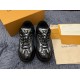 Louis Vuitton Discovery round toe lace-up High Street retro basketball shoes