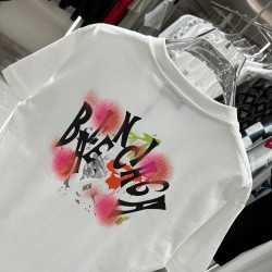 Balenciaga 2024 new monogram embroidered and personalized print T-shirt