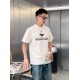 Balenciaga 2024 new monogram embroidered and personalized print T-shirt