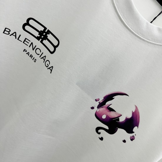 BALENCIAGA New personalized printed T-shirt for spring 2024 