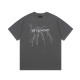 GIVENCHY reflective alphabet flash print fashion short-sleeved T-shirt