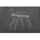 GIVENCHY reflective alphabet flash print fashion short-sleeved T-shirt