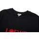 LOEWE two-tone monogram embroidered LOGO round neck short-sleeved T-shirt