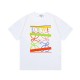 LOEWE Rainbow letter pattern fashion trend couple short-sleeved T-shirt