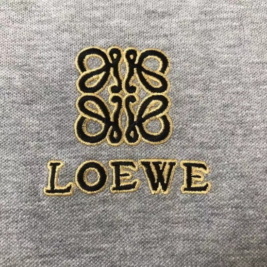 LOEWE 2024 new business casual polo shirt embroidery logo