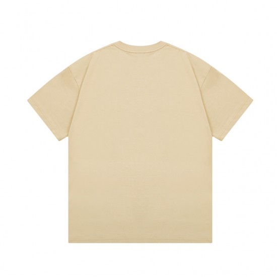 PRADA Original fabric letter logo printed short sleeve T-shirt