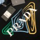 PRADA New stylish embroidered monogram hoodie