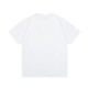 PRADA Graffiti printed metal LOGO trend T-shirt