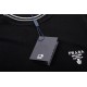 PRADA knit LOGO fashion crew neck short-sleeved T-shirt