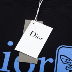 Dior Fashion Bee pattern LOGO printed short-sleeved T-shirt