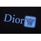 Dior Fashion Bee pattern LOGO printed short-sleeved T-shirt