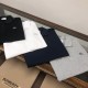 BURBERRY New embroidered logo business casual Polo shirt