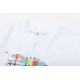 BURBERRY laser gradient War Horse letter print large Logo short-sleeved T-shirt