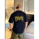 Fendi Fashion Double-sided lettering doodle print short-sleeved T-shirt