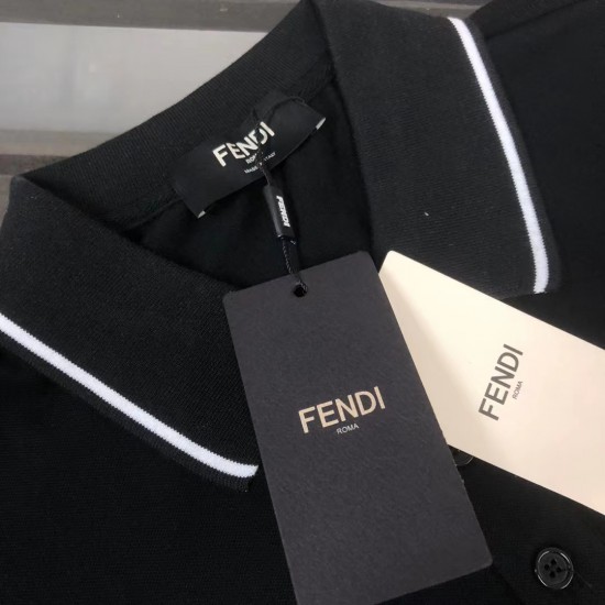 Fendi 2024 new business casual embroidered POLO shirt