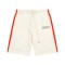 GUCCI Red and white ribbon splicing cotton casual quarter pants