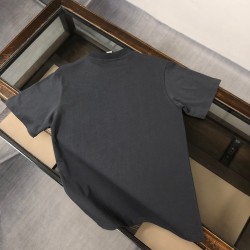 GUCCI New fashion crew neck short sleeve couple T-shirt pure cotton
