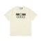 GUCCI Classic pattern embroidered round neck short sleeve T-shirt