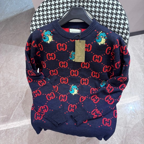 GUCCI Dragon year limit New crew-neck sweater