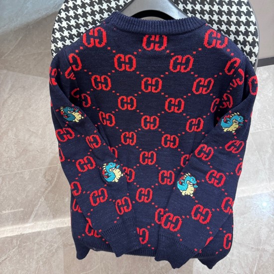 GUCCI Dragon year limit New crew-neck sweater