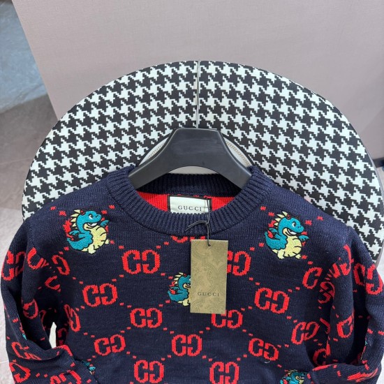 GUCCI Dragon year limit New crew-neck sweater