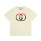 GUCCI Trend color matching LOGO printed T-shirt