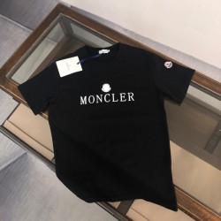Moncler Letter printing series pure cotton round neck T-shirt