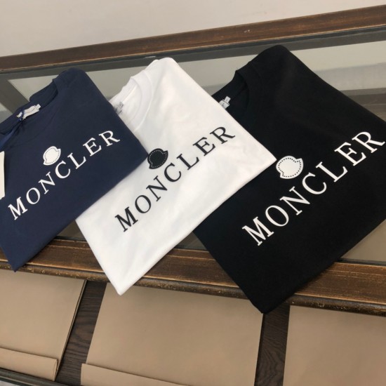 Moncler Letter printing series pure cotton round neck T-shirt