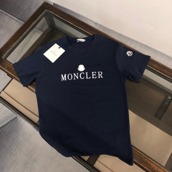 Moncler Letter printing series pure cotton round neck T-shirt